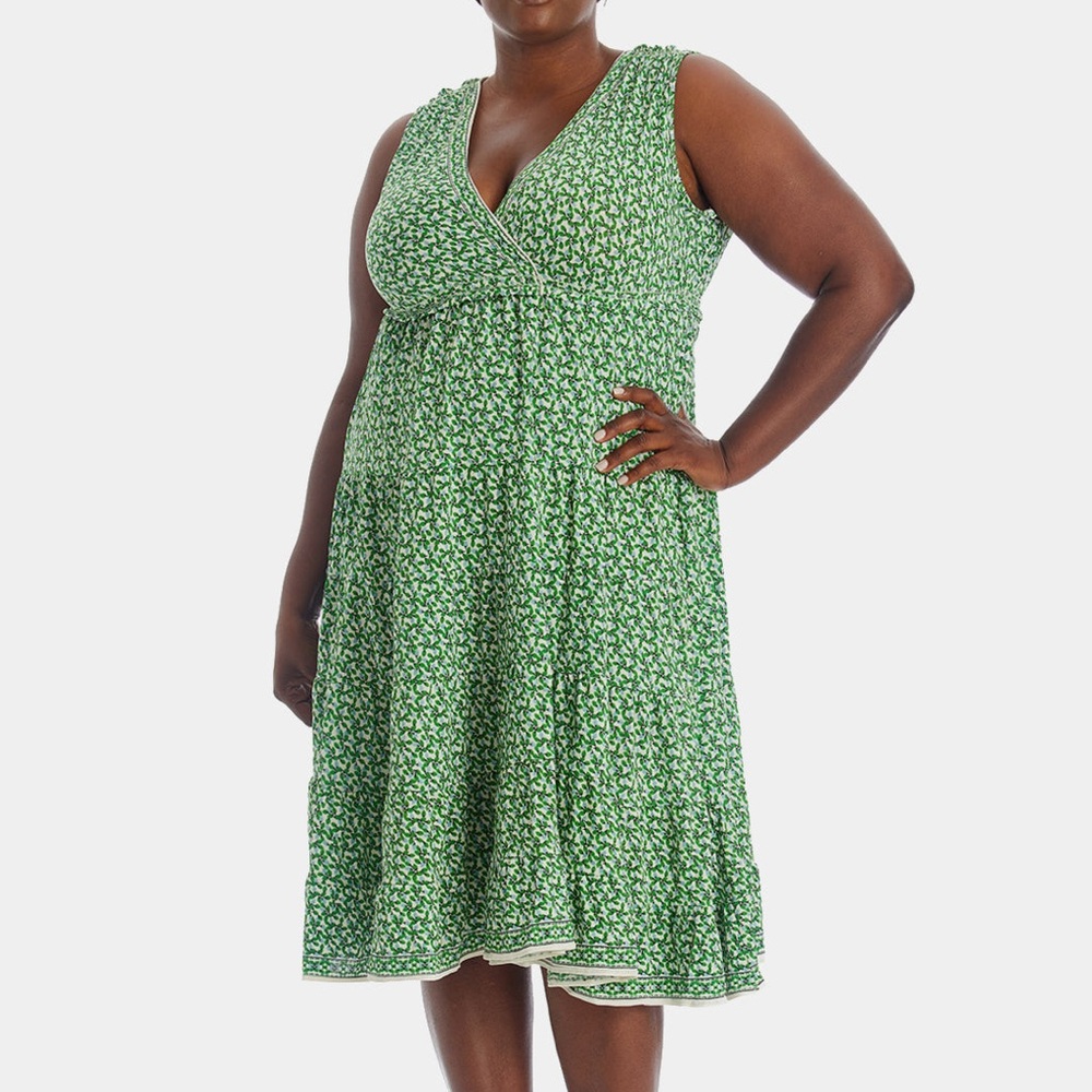 Green Patterned Dress